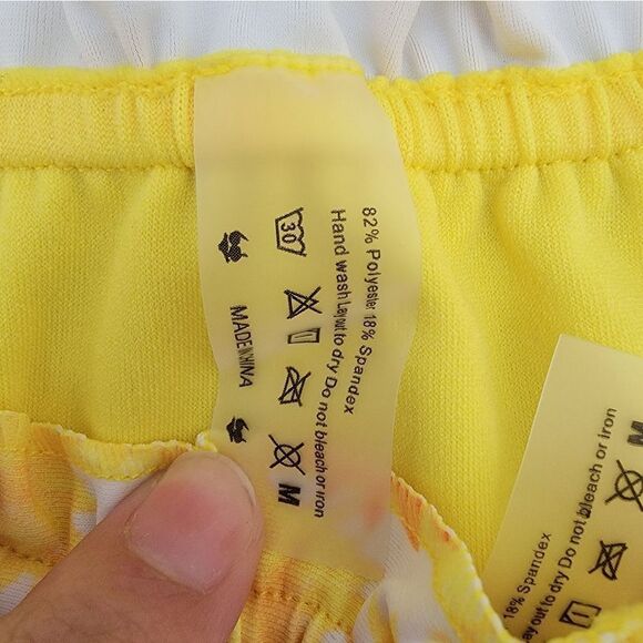 Bandeau 2 Piece Set Bikini Set Strapless Tassel Fringe Swimsuit Size M - Picture 5 of 8